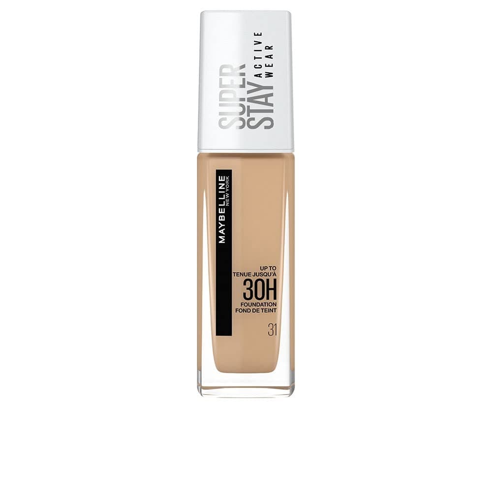 Maybelline New York Super Stay Active Wear, waterproof foundation with high coverage, long-lasting facial make-up for light skin types, colour: No. 10 Ivory (Light), 1 x 30 ml — view 25
