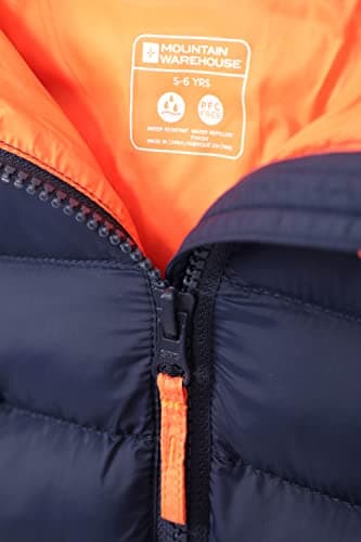 Mountain Warehouse Seasons Kids Padded Puffer Jacket - Boys & Girls Navy Kids 7-8 Yrs (116-128 cm) — view 7