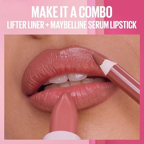 MAYBELLINE Serum Lipstick, Hydrating Lip Makeup with 8HRs of Lip Plumping Moisture with Hyaluronic Acid + Oil Blend, Upstate (Light Cool Brown Satin) — view 9