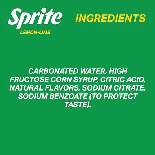 Sprite Lemon-Lime Caffeine Free Soda Soft Drink Fridge Pack Mini Cans, 7.5 fl oz, 10 Pack — view 2
