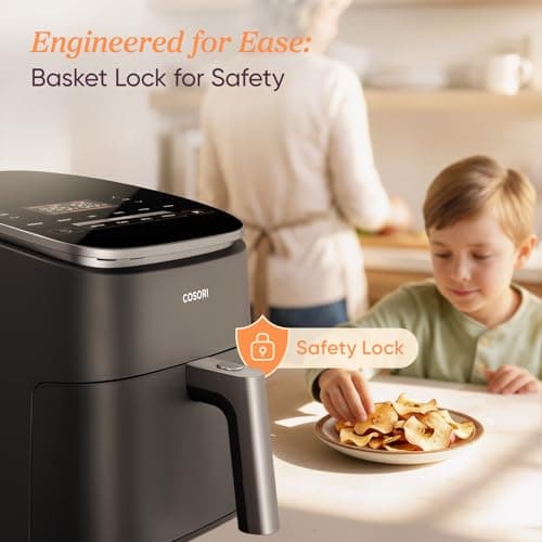Cosori TurboBlaze Air Fryer, 9-in-1, 6 Qt, PFAS-Free Ceramic Coating — view 7