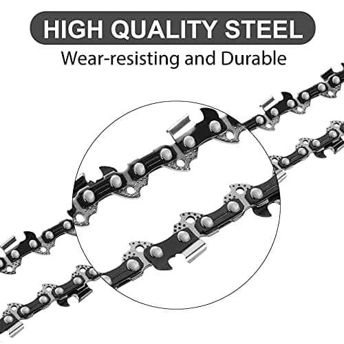 Loggers Art Gens 2 Pack 14 Inch Chainsaw Chains 3/8 LP .050" 52 Drive Links Fits Craftsman/Sears, Echo, McCulloch, Poulan, Homelite, Ryobi — view 2