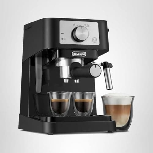 De'Longhi Stilosa Compact Manual Espresso Machine, Manual Milk Frother — view 7