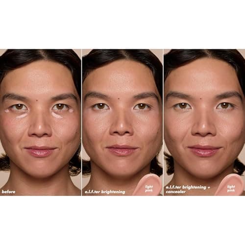e.l.f. Soft Glam Brightening Corrector, Helps Minimize Dark Circles & Discoloration, Hydrating With A Natural Finish, Vegan & Cruelty-Free, Light Pink — view 5