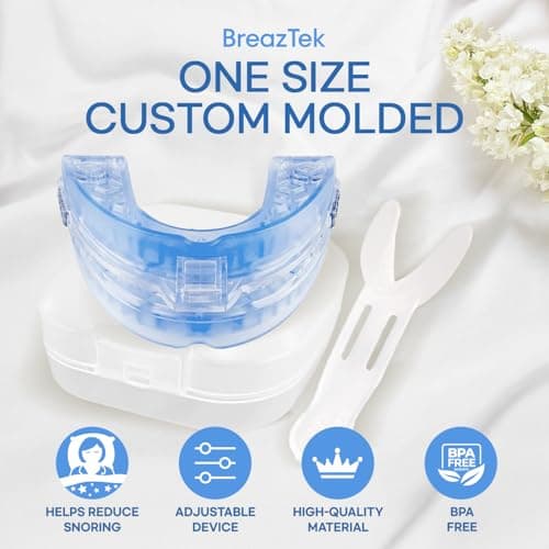 Anti Snoring Devices Mouth Guard: Adjustable Snoring Solution for Better Sleep - Snore Stopper for Men and Women — view 2