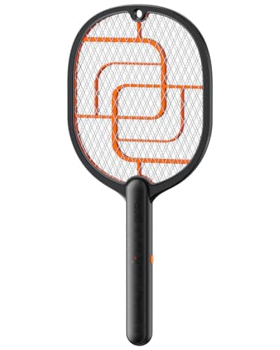 GAIATOP Electric Fly Swatter, 3800V Battery Powered Handheld Fly Zapper, 3-Layer Protection Grid Bug Zapper Racket for Home Bedroom Kitchen Office Backyard Patio Indoor Outdoor