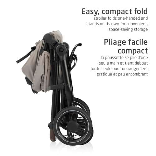 Maxi-Cosi New Generation Zelia Luxe 5-in-1 Modular Travel System, Carriage Mode, Reversible Toddler Seat, Mico Infant Car Seat (included), Enhanced All-Terrain Wheels, Use from Birth – New Hope Tan — view 6