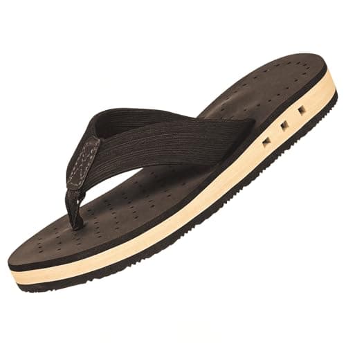 KVbabby Kids Comfortable Flip Flops,Coffee,3 Big Kid — view 3