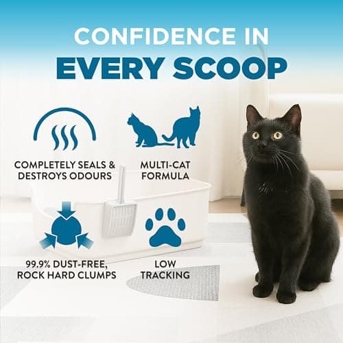 ARM & Hammer Cloud Control Clumping Cat Litter, Multi Cat, 6.35kg – 7 Day Odour Control, 99.9% Dust Free, Hypoallergenic Light Scent — view 3