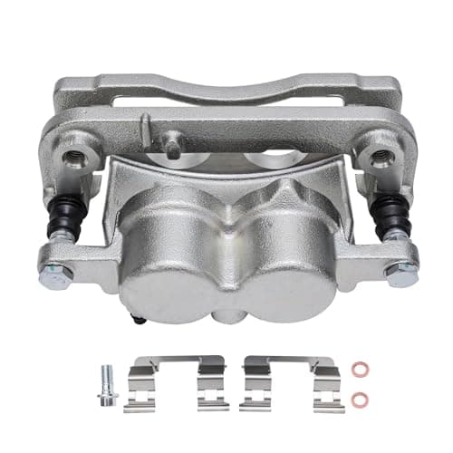 Detroit Axle - Front Brake Calipers for 2005-2008 Chevy Silverado 1500 GMC Sierra 1500, 2007-2008 Suburban Yukon XL 1500 Tahoe Avalanche Cadillac Escalade ESV EXT, Disc Brake Calipers w/Bracket — view 6