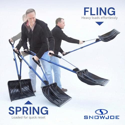 Snow Joe Snow Shovel with 18-Inch Blade and Assist Handle, 3.5 Lbs - Heavy-Duty Lightweight Shoveling Tool for Ice Removal, Shovelution SJ-SHLV01 — view 4