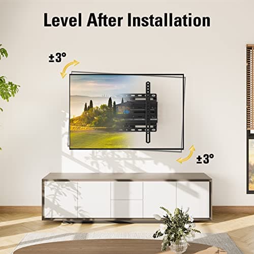 Mounting Dream TV Wall Mount for 32-70 Inch Television,Mount with Swivel and Tilt, Full Motion Bracket with Articulating Dual Arms, Fits 16inch Studs, Max VESA 400X400 mm, 99lbs, MD2380 — view 4