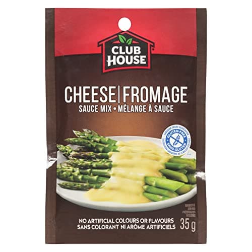 Club House Cheese Gravy Mix, No Artificial Colours or Flavours, No MSG Added, Gluten Free, Perfect Compliment for Vegetables, Potatoes, and Pasta, 35g