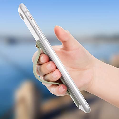 Weewooday 6 Pieces Phone Grip Holder Cell Phone Grip Strap Telescopic Finger Strap Stand Universal Finger Kickstand for Most Smartphones(Soft Colors,Classic) — view 6