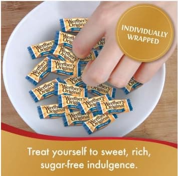 Werther's Original Hard Candies Caramel Flavored - Pack of 2 - Delicious Caramels in Every Bag - Perfect for Sharing with Friends and Family - Small Bags — view 2