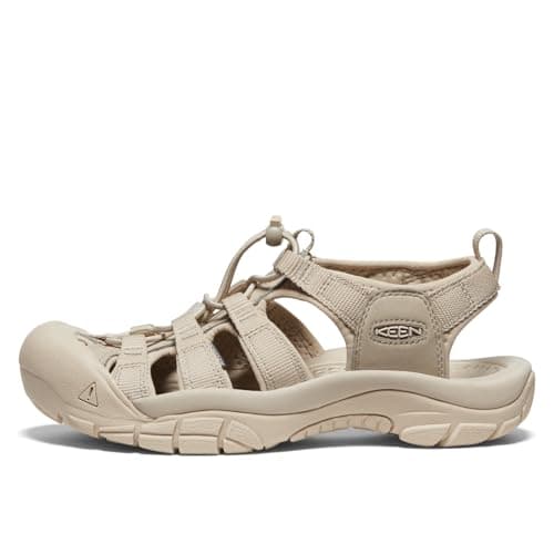 KEEN Women's Newport H2 Closed Toe Water Sandals, Monochrome/Safari, 7 — view 2