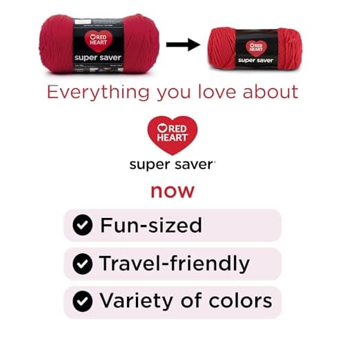 Red Heart Super Saver Super Yarn Craft Kit for Crochet & Knitting & Amigurumi Projects — view 5