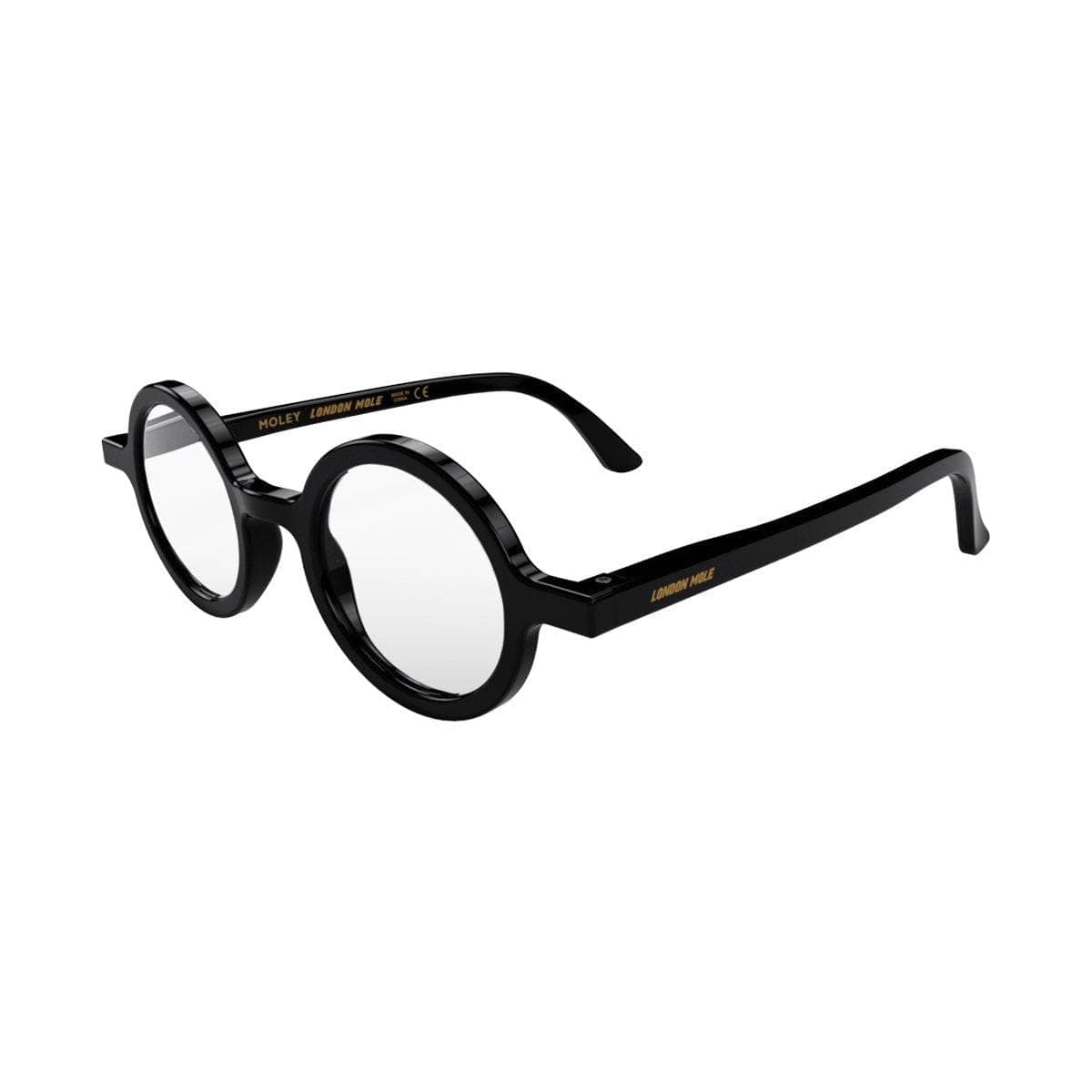 LONDON MOLE® Moley gafas de lectura | Lectores geniales de forma redonda | Hombre y mujer unisex | Bisagras de resorte — view 3