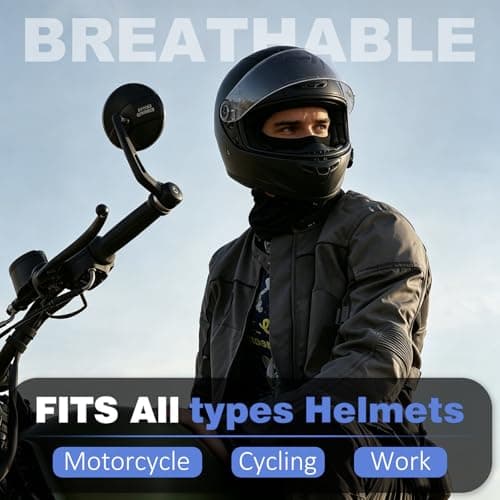 2Pcs Balaclava Face Mask for Men Women, Lightweight Breathable Quick Dry Summer Cooling UV Protection Sun Hood for Motorcycle Cycling Running Hiking Fishing Outdoor — view 5