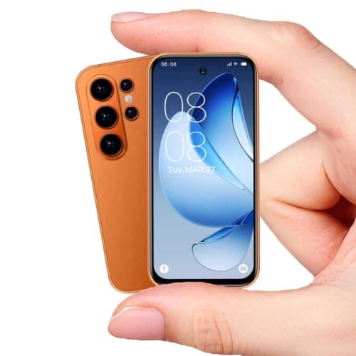 FOXIONO Mini Phone Unlocked 3.75" HD Touch Screen Mini Smartphone Android Mini Phone Cell Phone Phone 2GB+16GB 3G,Dual SIM