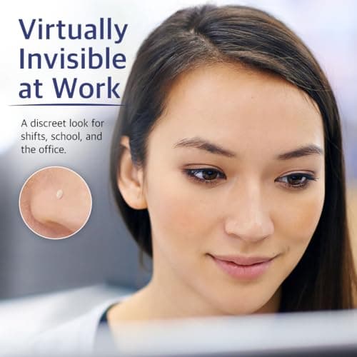 Vivid Works Clear Nose Studs for Work 20 Pack 18 Gauge - Clear Nose Rings 1mm | Invisible Flat Stud Plastic Piercing Retainer Cover for Surgery - Piercing Jewelry for Women and Men
