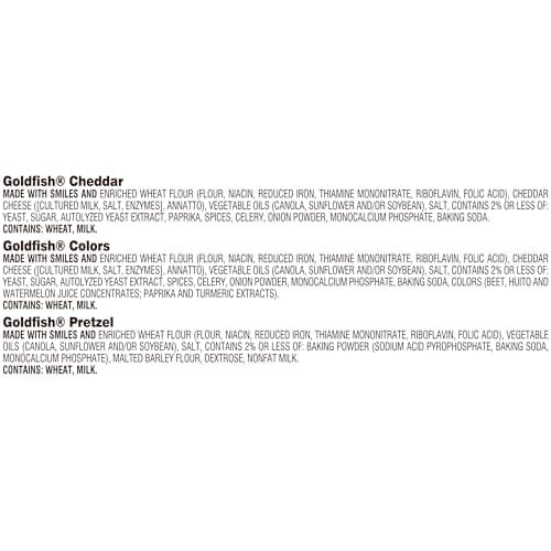 Goldfish Crackers Big Smiles Variety Pack with Cheddar, Colors, and Pretzels, Snack Packs, 30 Ct — view 2