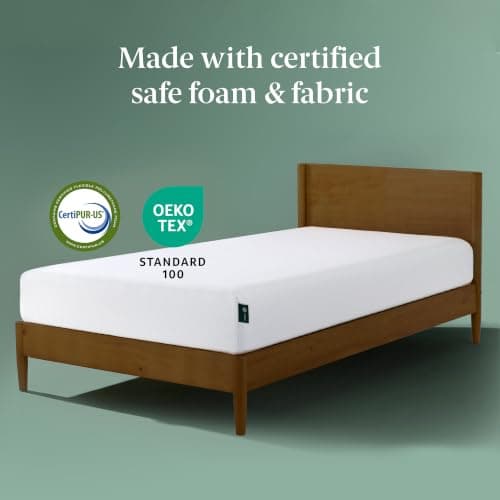 Zinus Twin Mattress - 6 Inch Green Tea Cooling Gel Memory Foam Mattress, Pressure Relief, for Cool Sleep, CertiPUR-US Certified Foam, Mattress in a Box, 10-Year Warranty, Twin Size — view 4