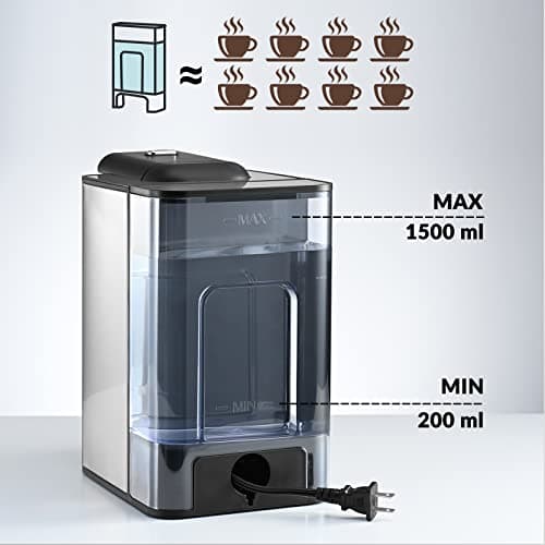 Mecity Coffee Maker 3 in 1 Single Serve Coffee Machine, Compatible with K cup Capsules, Instant Coffee Pot, Tea maker, 6,8,10 Oz Cup, Removable 50 Oz Water Reservoir, 120V 1150W — view 5
