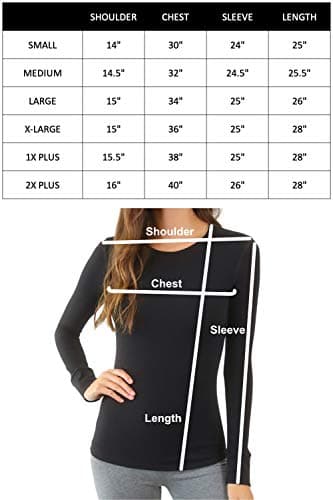 Pure Look Women's Long Sleeve Waffle Knit Stretch Cotton Thermal Underwear Shirt, V-neck Beige, 1X — view 3