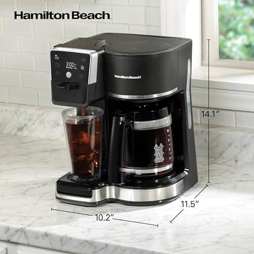 Hamilton Beach 2-Way Drip Coffee Maker & Single Serve Coffee Machine — view 7