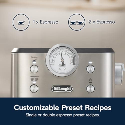 De'Longhi Classic Signature Espresso Machine, Adjustable Milk Frother — view 6