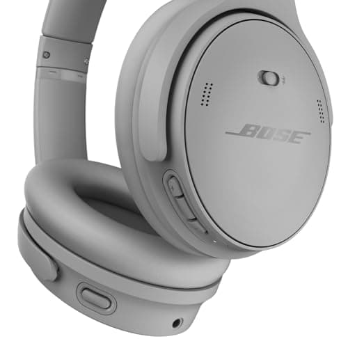 Bose QuietComfort Headphones - Wireless Bluetooth Headphones, Active Over Ear Noise Cancelling and Mic, USB-C Charging, Deep Bass, Up to 24 Hours of Playtime, Moonlight Grey - Limited Edition Color — view 4