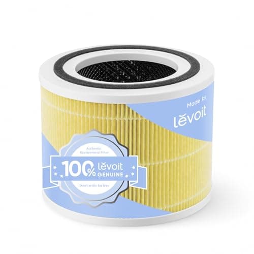 LEVOIT Core 300-P Replacement Filter Air Purifier Pet Allergy, Genuine Core300S-P Filters, Supports HEPA Sleep Mode, High-Efficiency Activated Carbon, Core 300-RF-PA, Yellow, 1 Pack