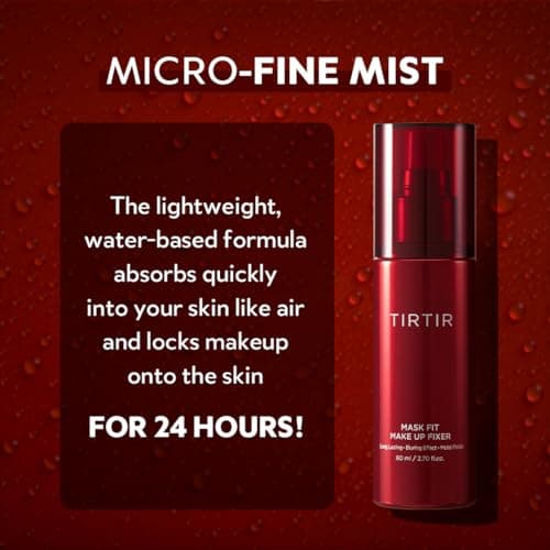 TIRTIR Mask Fit Make-up Fixer | 24H Transfer-Resistant Lightweight Non-Greasy Makeup Setting Spray 2.7 Fl Oz — view 5
