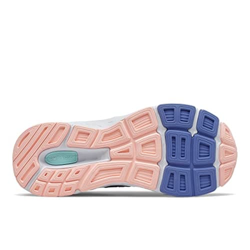 New Balance Kid's 680 V6 Hook and Loop Running Shoe, Phantom/Stellar Blue/Cloud Pink, 5.5 Wide Toddler — view 5