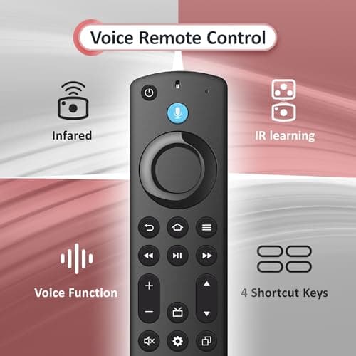 Voice Remote for Firestick TV Cube/4K Max&Insignia/TCL/Hisense Smart TVs — view 4