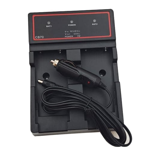 BALOLO(1*Charger+2*Battery) BT24IK 2400mAh 4.8V Ni-MH Rechargeable Battery with 24V CB70 Battery Car Charger, for Lifting Equipment Remote Control BT20K BT24IK BT27K Battery — view 5