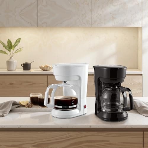 BLACK 12-Cup Coffee Maker with Easy On/Off Switch, Easy Pour, Non-Drip Carafe with Removable Filter Basket, Keep Hot — view 8