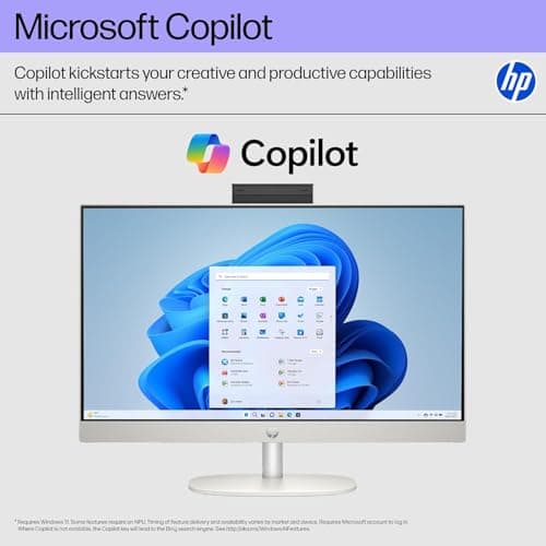 HP 27" FHD Touchscreen All-in-One Desktop, AMD Ryzen 5 (Up to 4.3GHz), 16GB DDR5 RAM, 1TB PCIe SSD, Wi-Fi 6, USB-C, HDMI, Wireless KB & Mouse, Windows 11 — view 7
