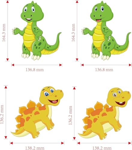 24 Pieces Make Your Own Dinosaur Stickers Make A Face Stickers for Kids Toddlers with Dinosaur System DIY Craft Sticker Kids Party Favor Supplies Crafts — view 2