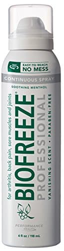 Biofreeze Professional Pain Relief Spray, Cooling Menthol, 4 FL OZ (2 pack) — view 3