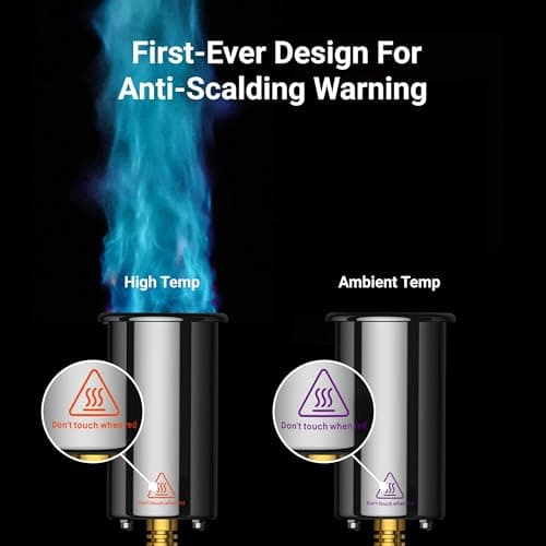 ThermoMaven Powerful Propane Torch, Kitchen Cooking Culinary Torch Lighter, Adjustable Blow Torch for Sous Vide Searing Steak, BBQ, Grill, Campfire Charcoal Starter, Gas Welding Kit(Tank Not Included) — view 3