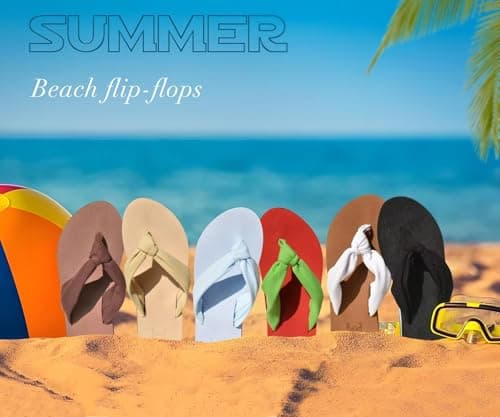 KuaiLu Flip Flops Women Arch Support Yoga Mat Comfortable Summer Beach Walking Thong Cushion Sandals Slip on Outfits Travel Essential Orthotic Slides Indoor Outdoor Slippers Shoes Black Khaki Size 6.5 — view 8