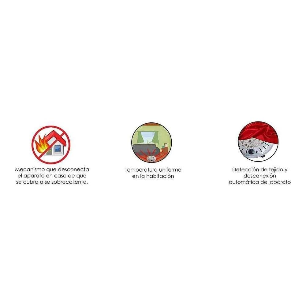 Bastilipo, BET-950, brasero de seguridad anti Incendios, 3 niveles de calor, 450/500/950W, bajo consumo, sistema patentado, 950 W, Otro, 3 Velocidades, Gris — view 5