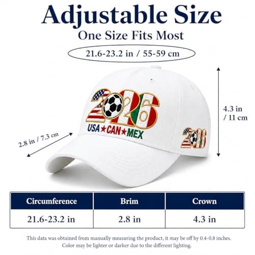 EKVAGADE Embroidered Trucker hat for Women Men Baseball Hat Adjustable Unisex Cotton for Soccer Supporters White — view 3