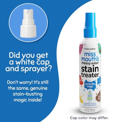 Miss Mouth's Messy Eater Stain Treater Spray - 4oz Stain Remover - Newborn & Baby Essentials - No Dry Cleaning Food, Grease, Coffee Off Laundry, Underwear, Fabric — view 2