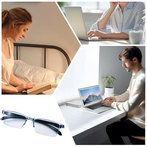 1 Pair Smart Zoom Glasses Fashion Anti Blue Ray Smart Automatic Zoom Reading Glasses for Men and Women — view 3