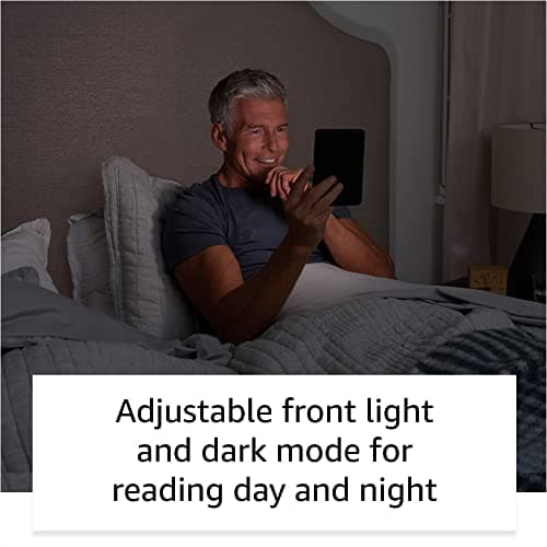 Amazon Kindle – The lightest and most compact Kindle, with extended battery life, adjustable front light, and 16 GB storage – Black — view 2