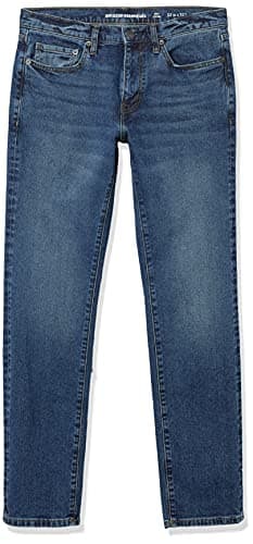 Amazon Essentials Men's Slim-Fit Stretch Jean, Vintage Light Wash, 34W x 32L — view 7
