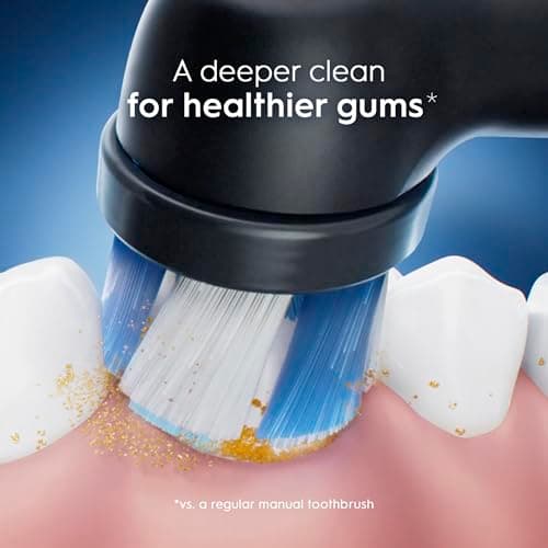 Oral-B iO Genuine Ultimate Clean Replacement Brush Heads, Black, 2ct Refills, 6 Month Supply, Compatible Exclusively with Oral-B iO Electric Toothbrushes, Not Compatible with any Other Series Including: Pro, Vitality, Smart, or Genius — view 3